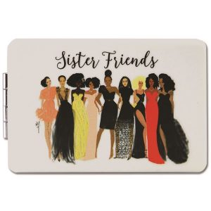 Sister Friends Compact Mirror