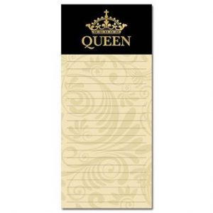 Queen Gold Crown Magnetic Note Pad