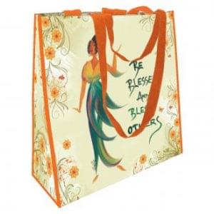 Collapsible and reusable ECO Shopping Bag featuring art by Gbaby